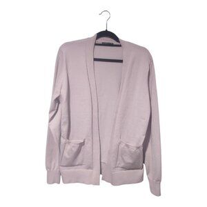 Women's Baby Pink Cardigan Jacket Sweater Size XL